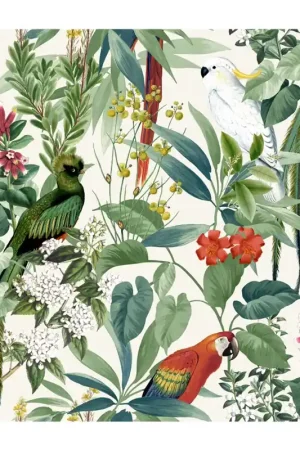 Ontdek de Natuurlijke Schoonheid met Dutch Wallcoverings Escapade Vliesbehang Tropische Vogels 576204 Gratis Retour